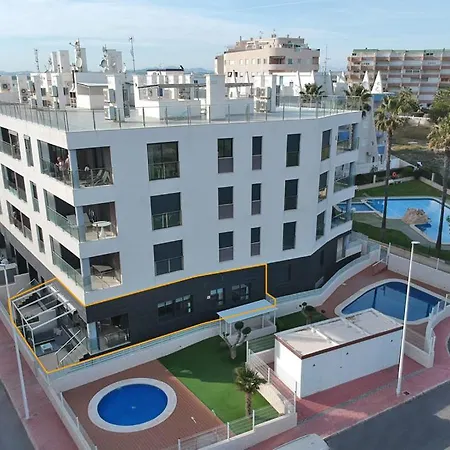 Begane Grond Met Zeezicht Voor Maximaal 6 Personen En 1 Baby La Mata (Torrevieja)
